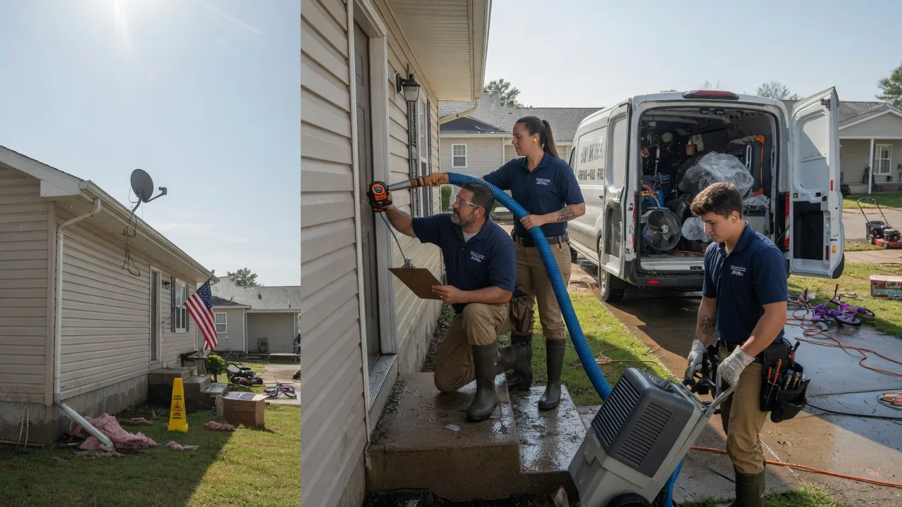 Ceiling Water Damage Restoration in Kingston, AR near me